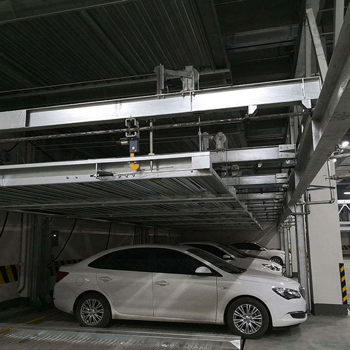 乾縣PSH2二層升降橫移類立體停車場設備